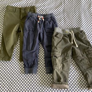 Bundle of toddler boy pants, size 18m/2T
